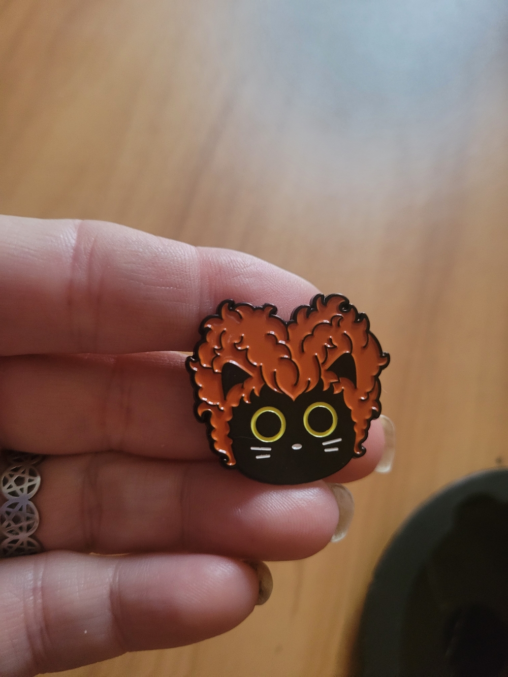 👻BUY 1 GET 1 FREE👻Cat Enamel Pin - Black & Orange Cute Cat Face